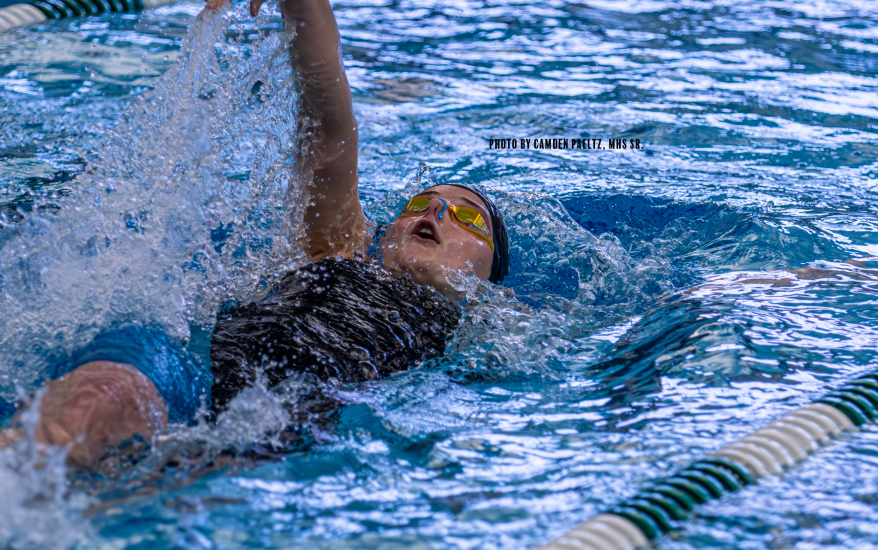 girl swimming